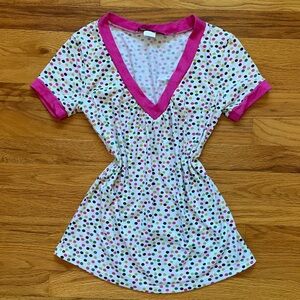 Adorable Polkadot Twee Core Shirt Vintage